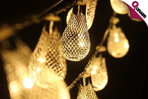 From QR45, Tinsel and Sparkle with battery operated string LED Lights! (Up to QR178 Value)